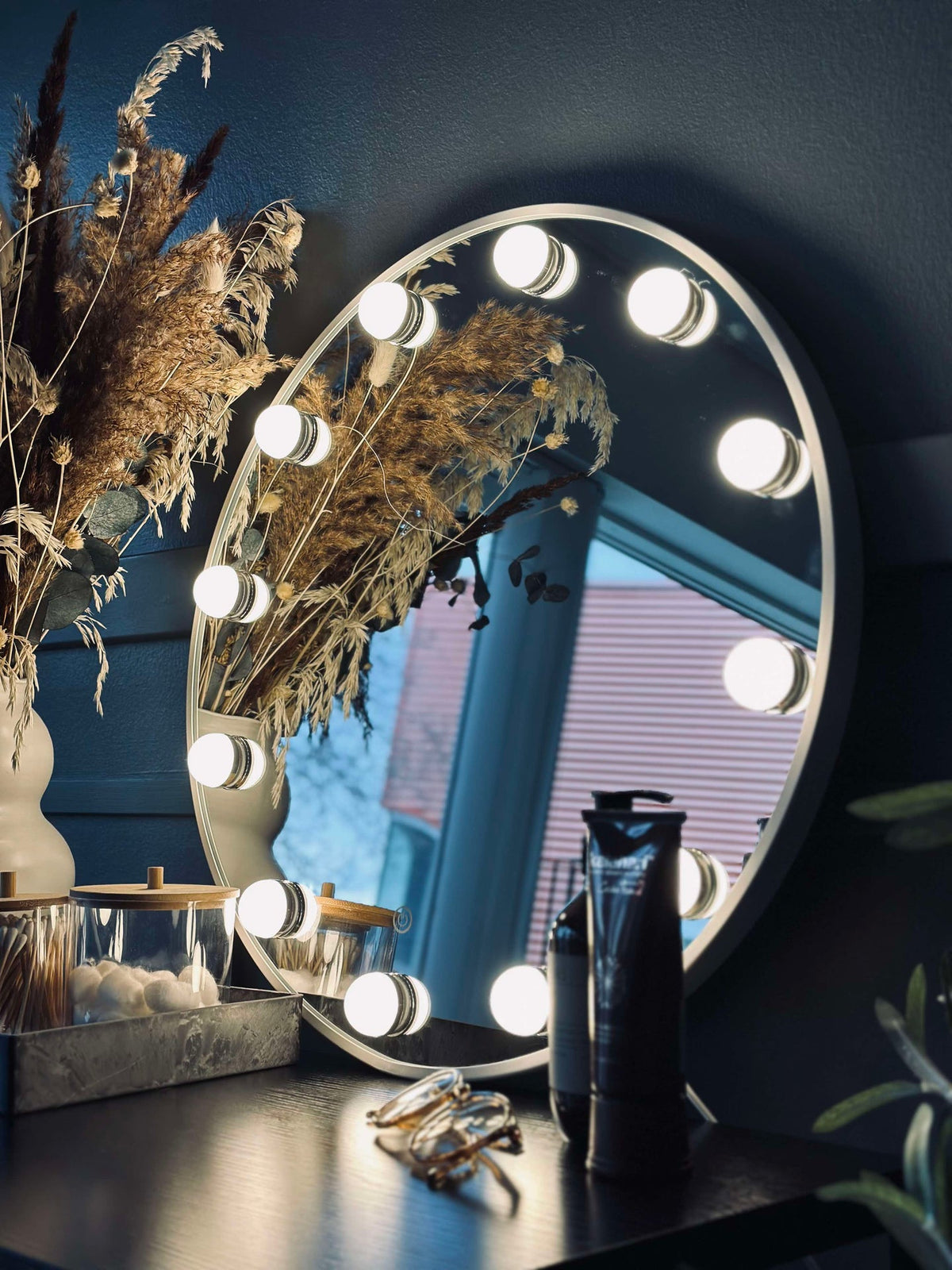 Hollywood Makeup Spiegel met licht - diam. 50 cm