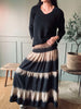 Rok met smock - Dark Camel