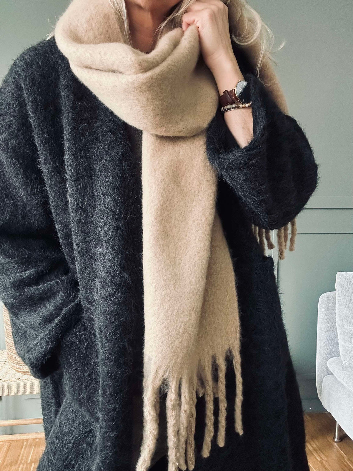 Sjaal Beige