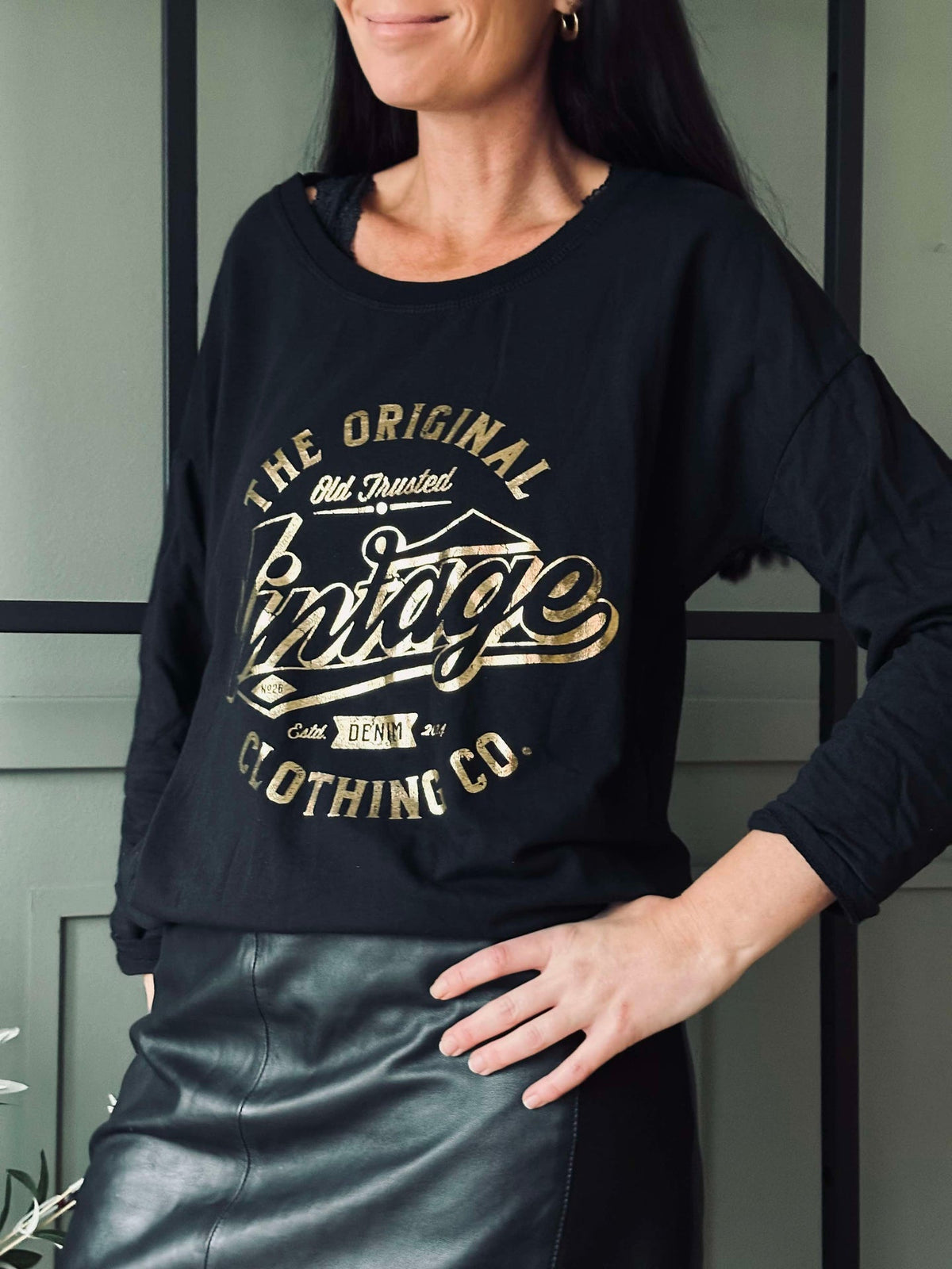 Blouse Vintage - Black