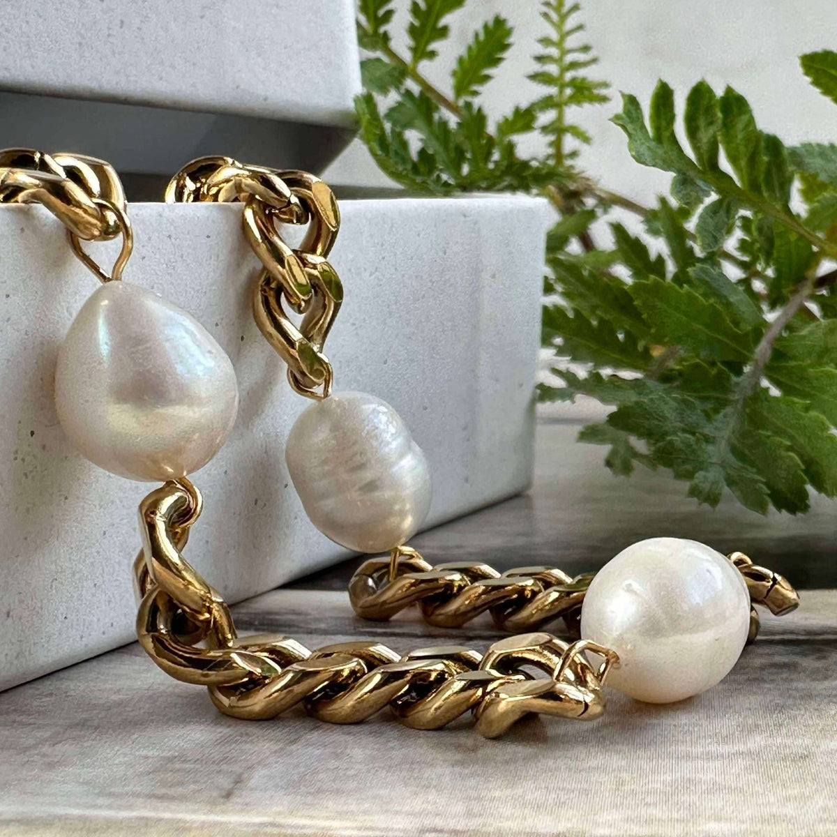 Armband Mary verguld - Waterbestendig
