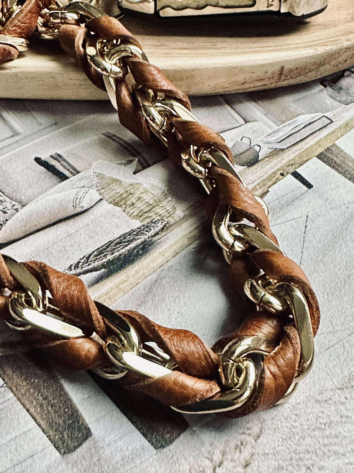 Sleutellint – Walnut / Gold