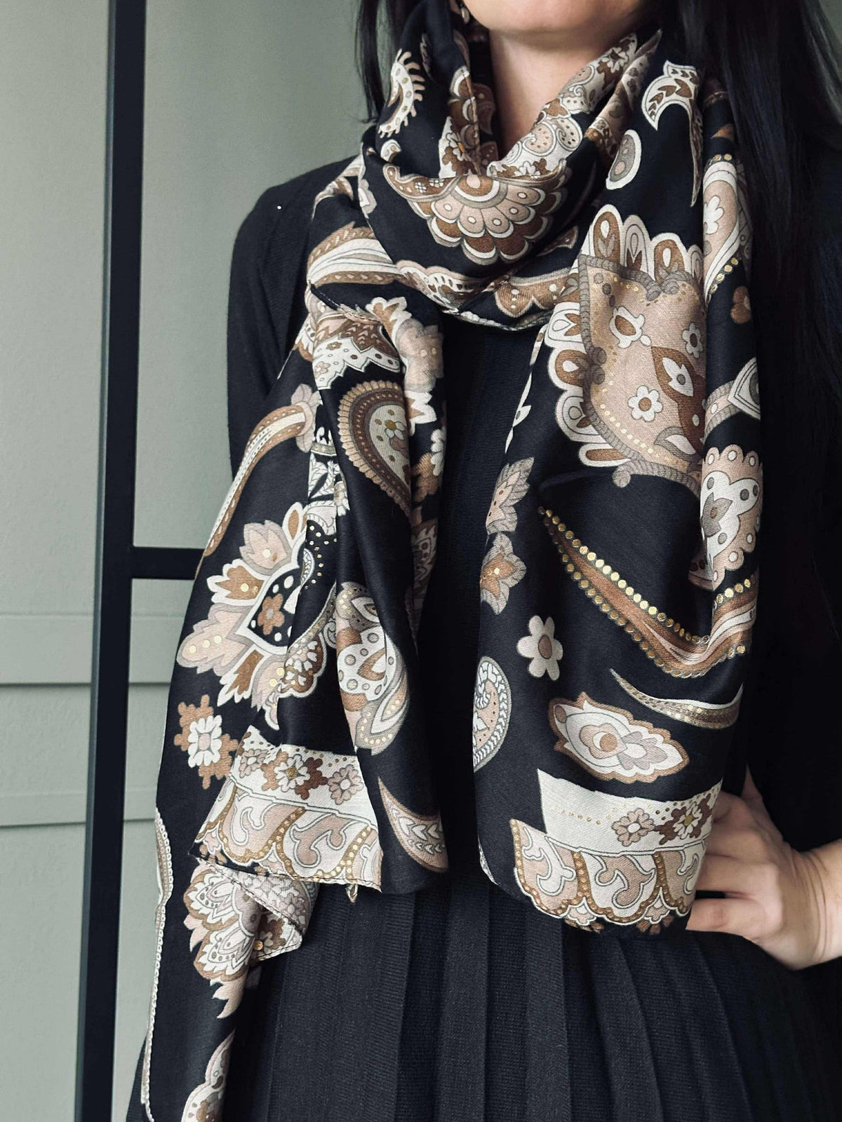 Sjaal Vintage Gold