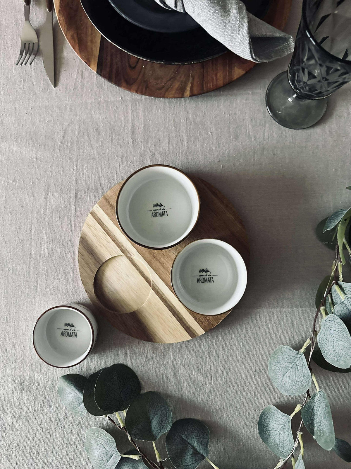 Serveerset Rond- 4 delen