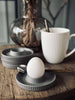 Eierdopjes Melamine Taupe - Set van 4 stuks