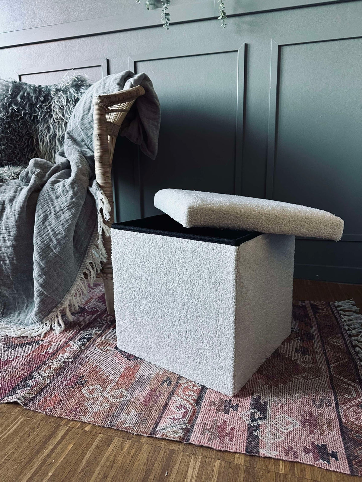 Box met deksel - Wit