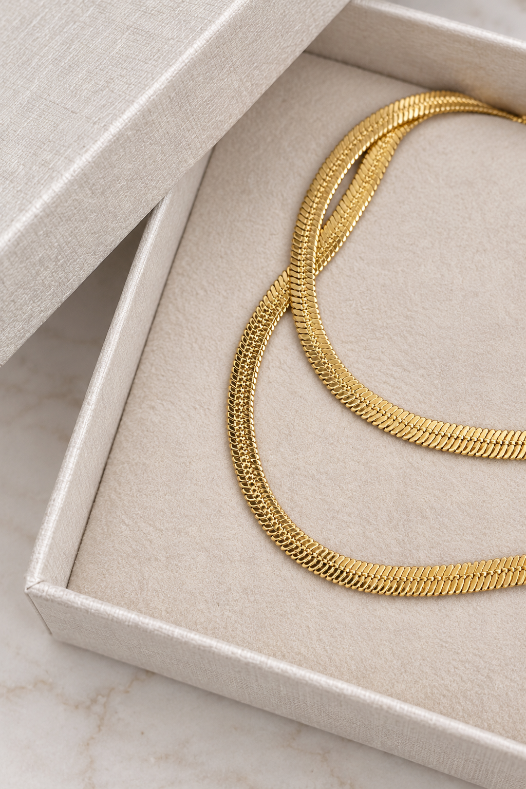 Ketting Lulu - 18k verguld