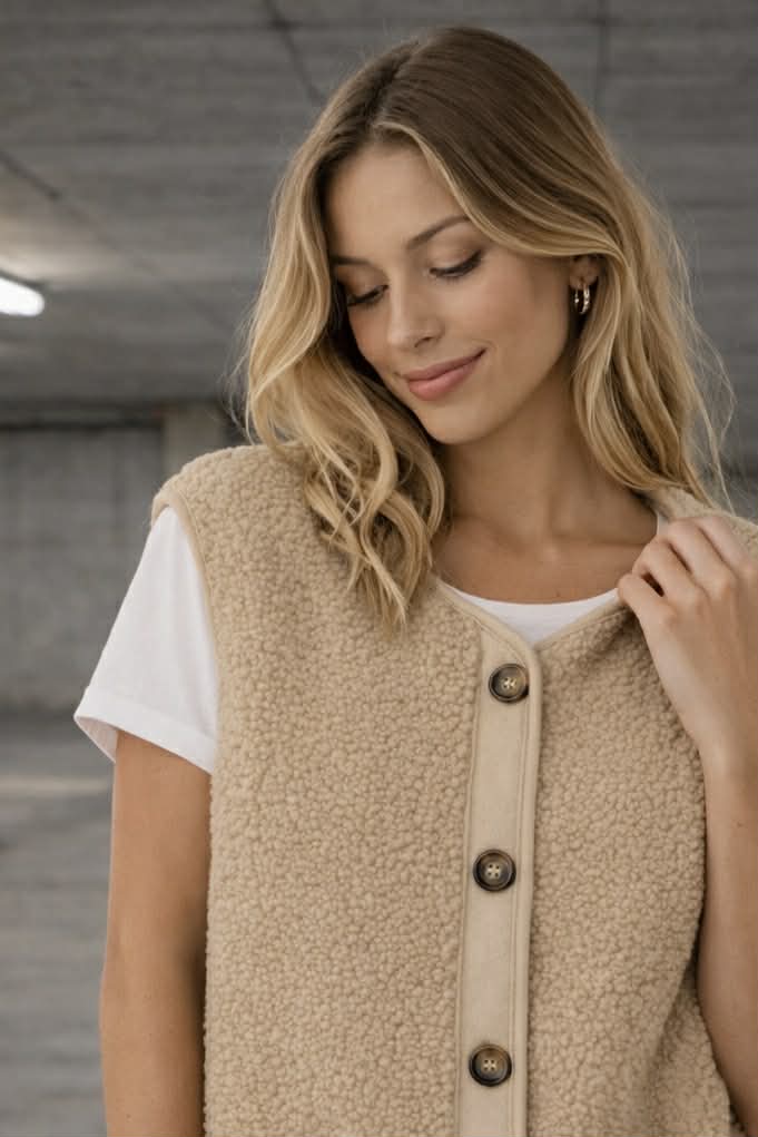 Bodywarmer Beige