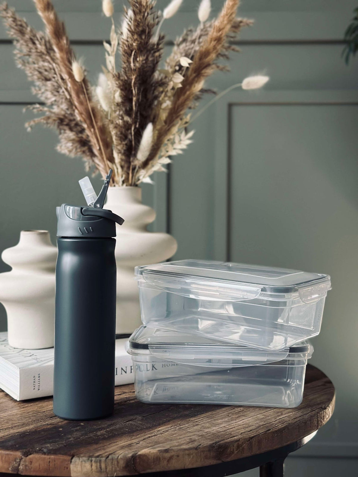 Koeltas met inhoud - Grey