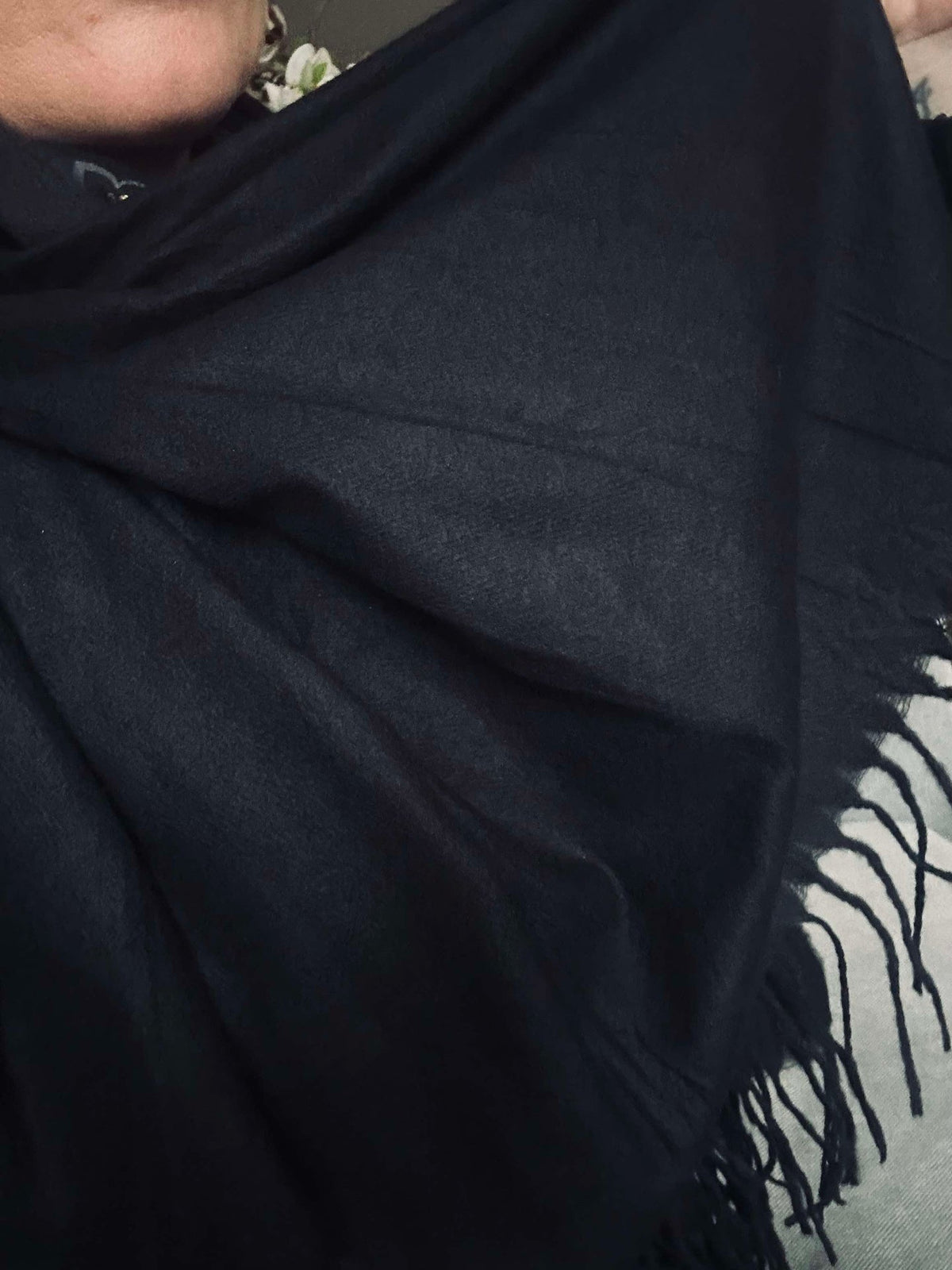Sjaal - Black / Gold