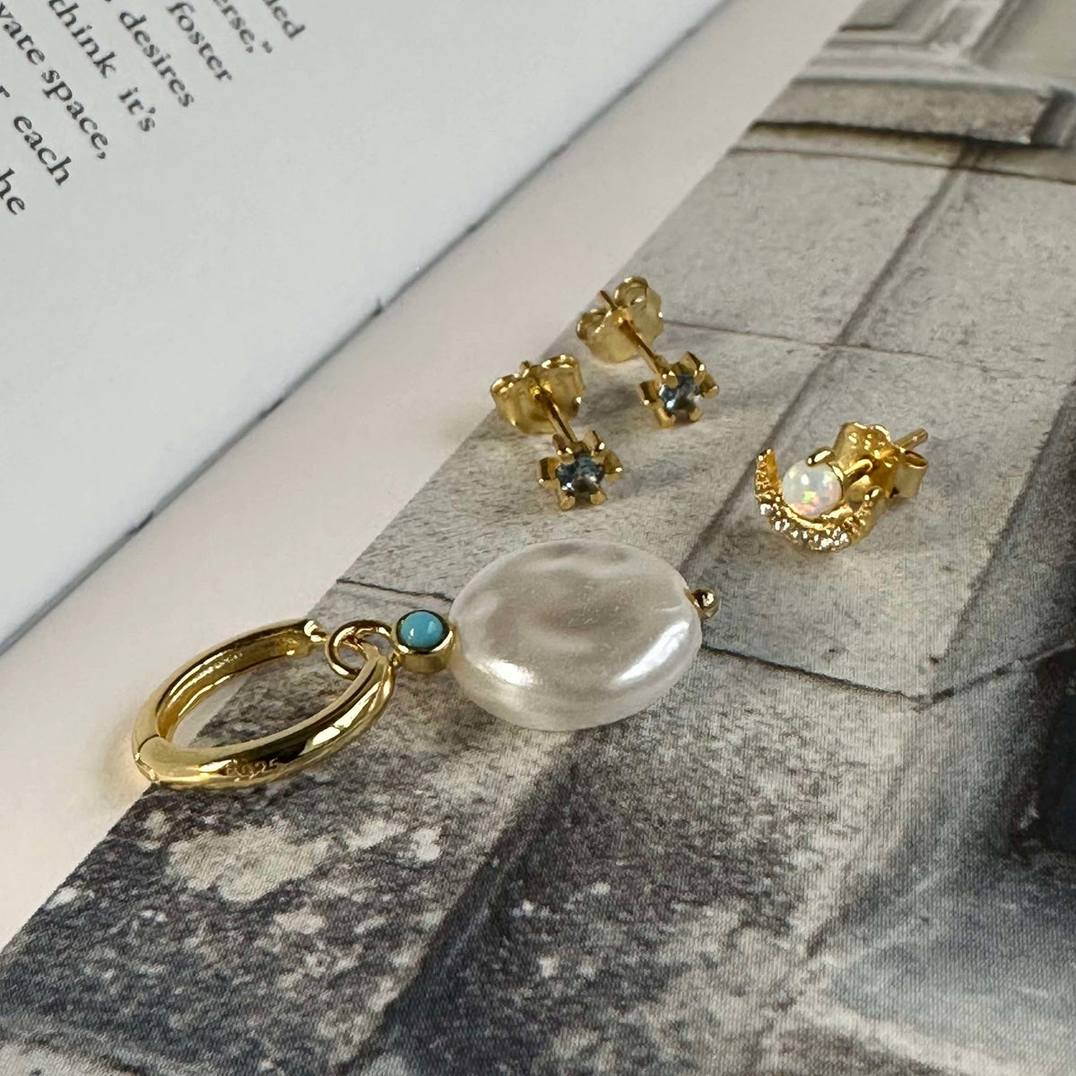 Mix box OLYMPIA met 4 oorbellen - Sterling Silver