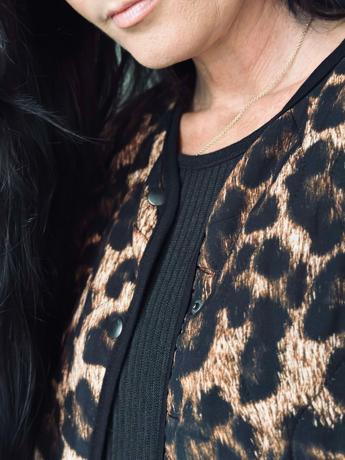 Jas Quilt Leopard