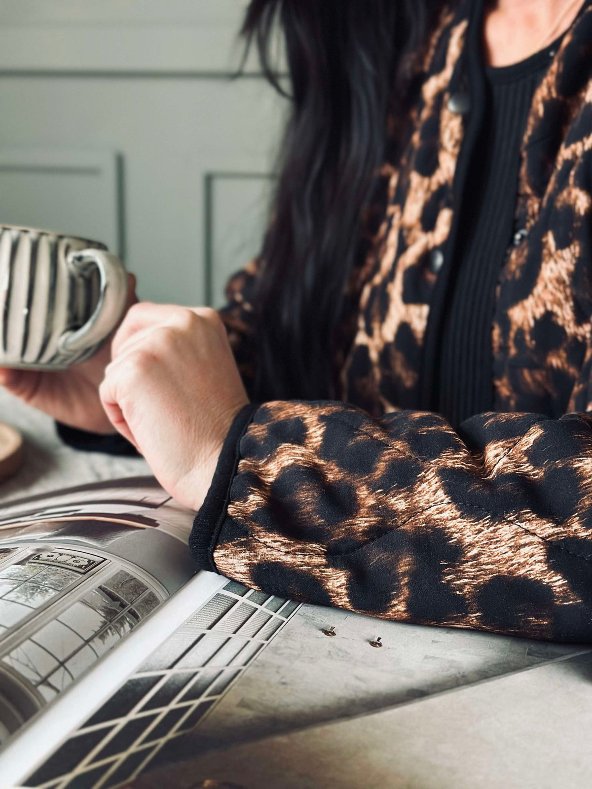 Jas Quilt Leopard