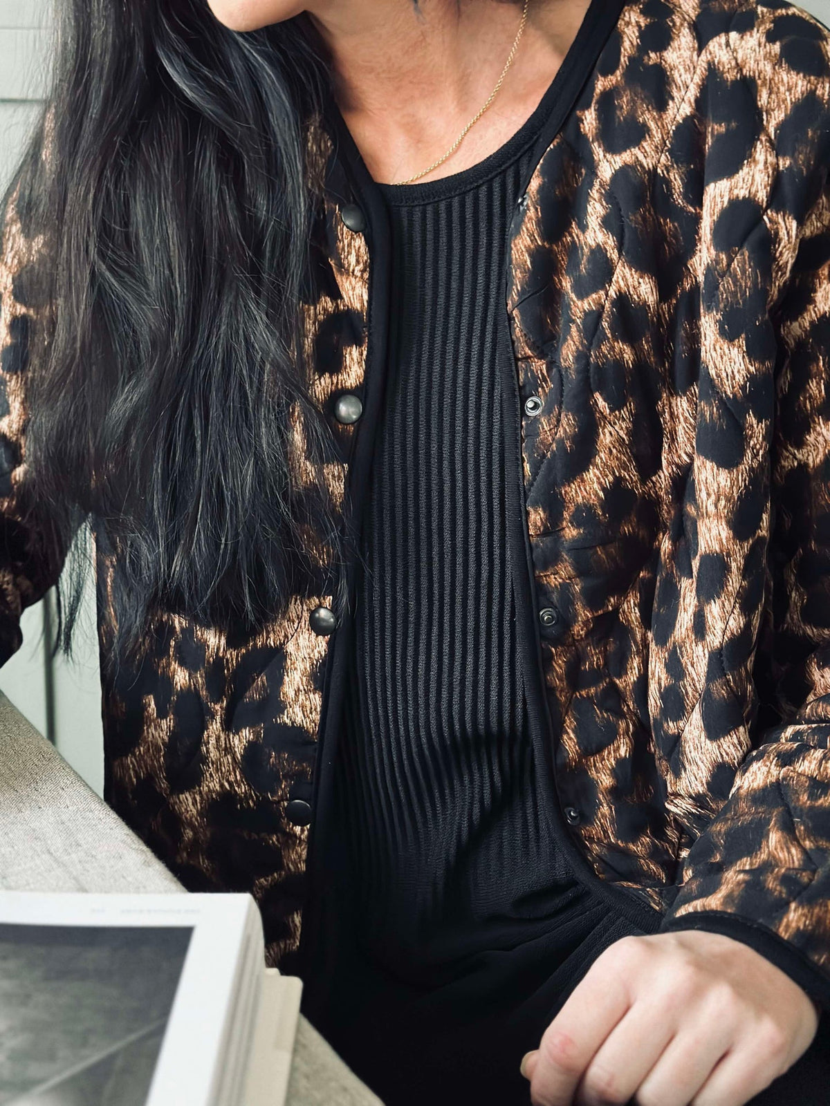Jas Quilt Leopard