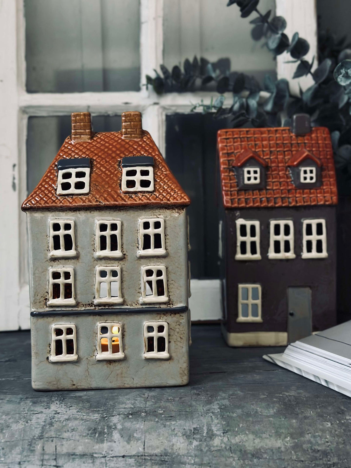 Lichthuis Keramiek - Beige