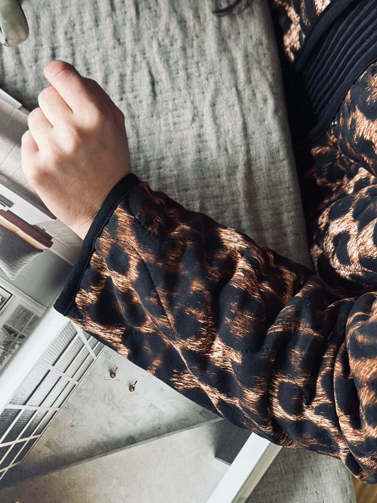 Jas Quilt Leopard