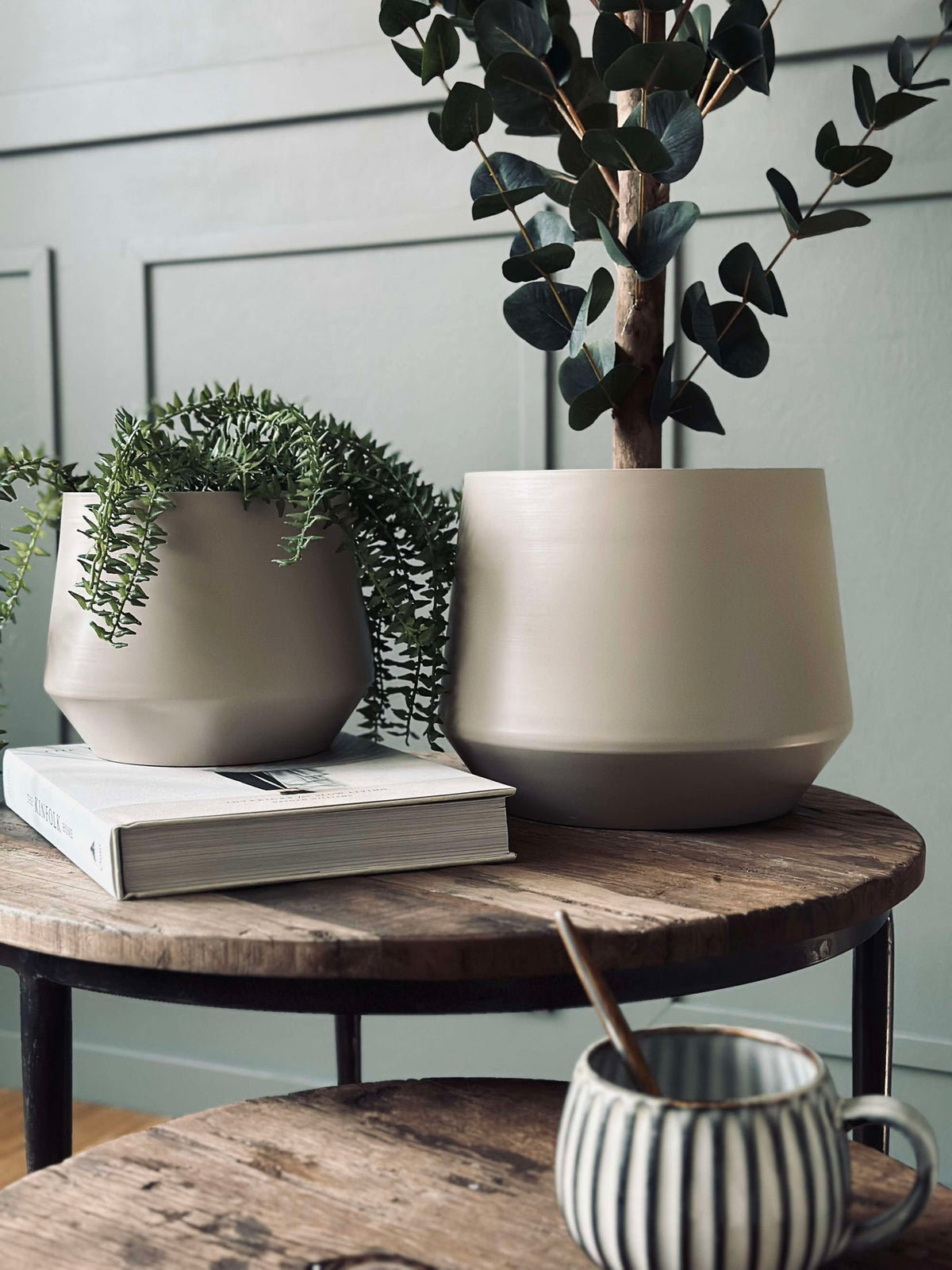 Plantenpot Zand – Set van 2 stuks