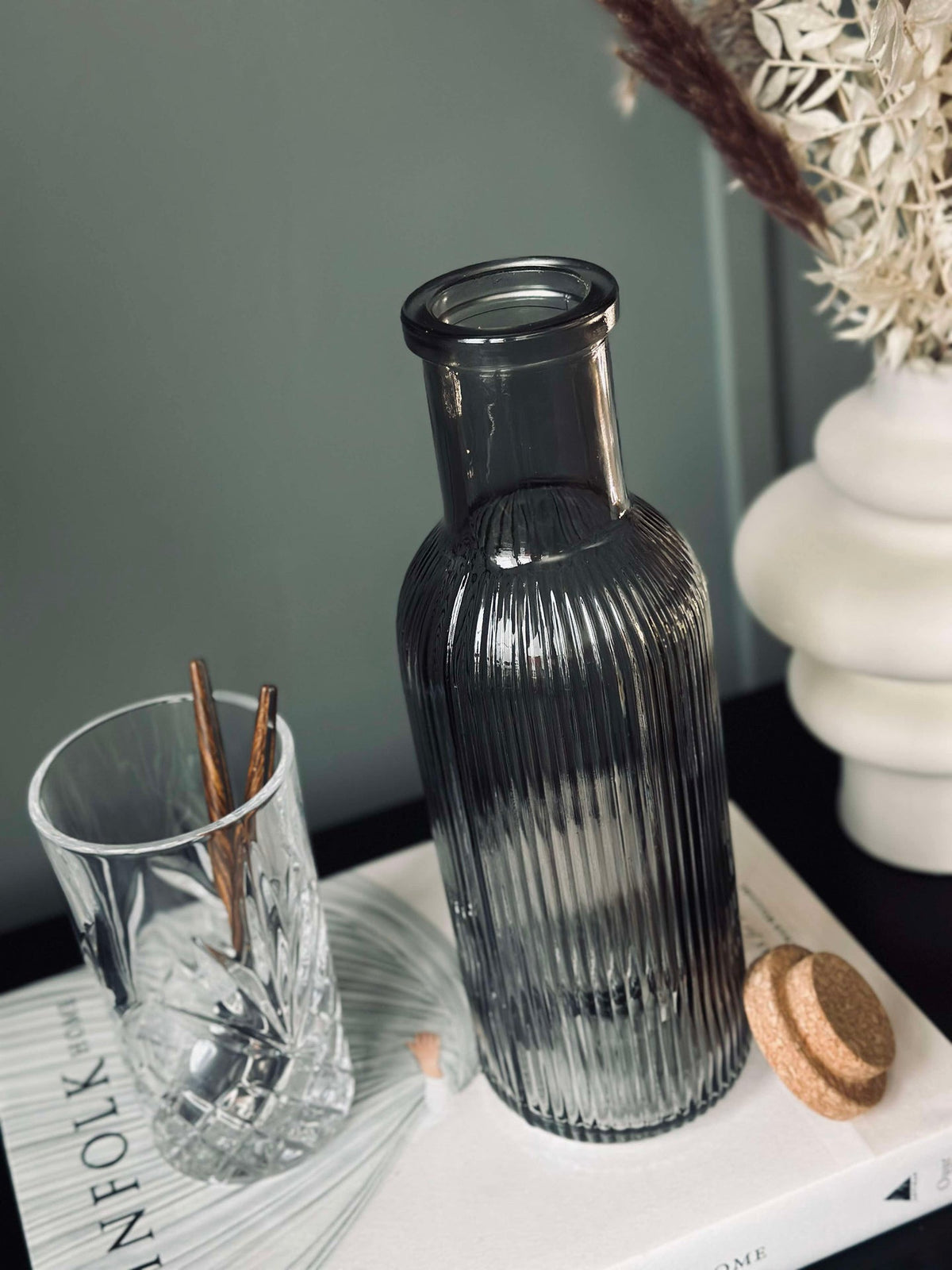 Waterfles met kurk – Stone 1 ltr.