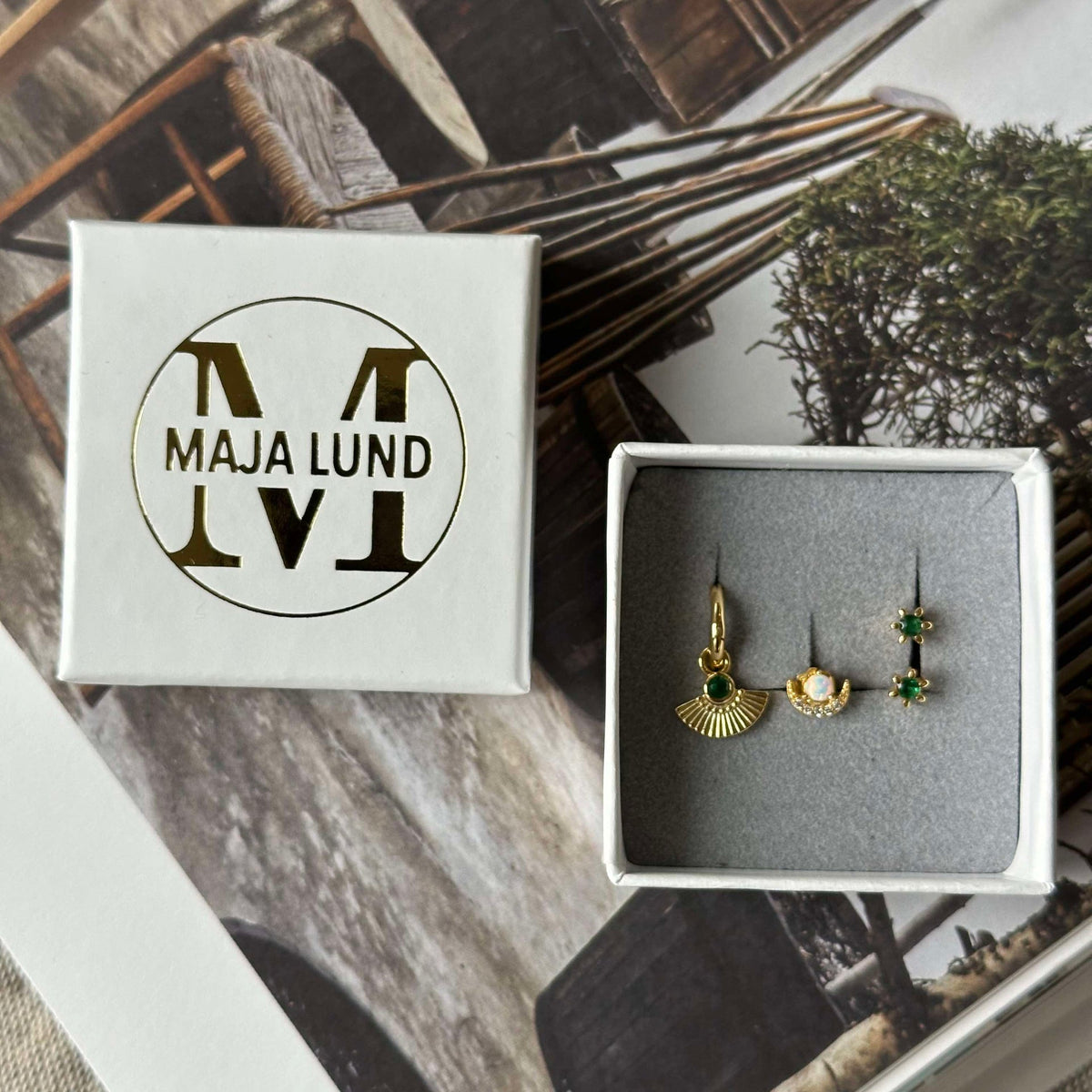 Mix box TULISA met 4 oorbellen - Sterling Silver
