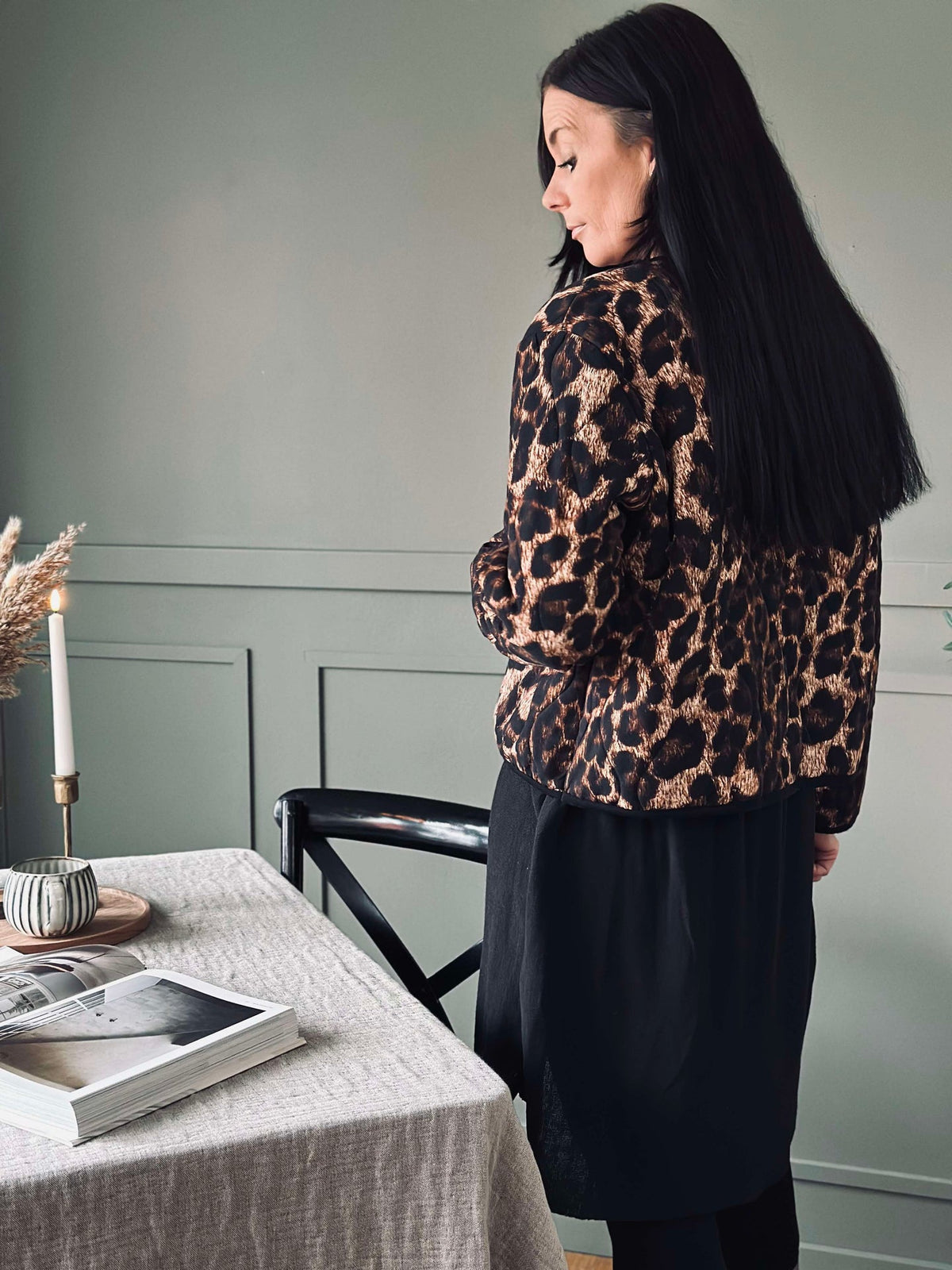 Jas Quilt Leopard