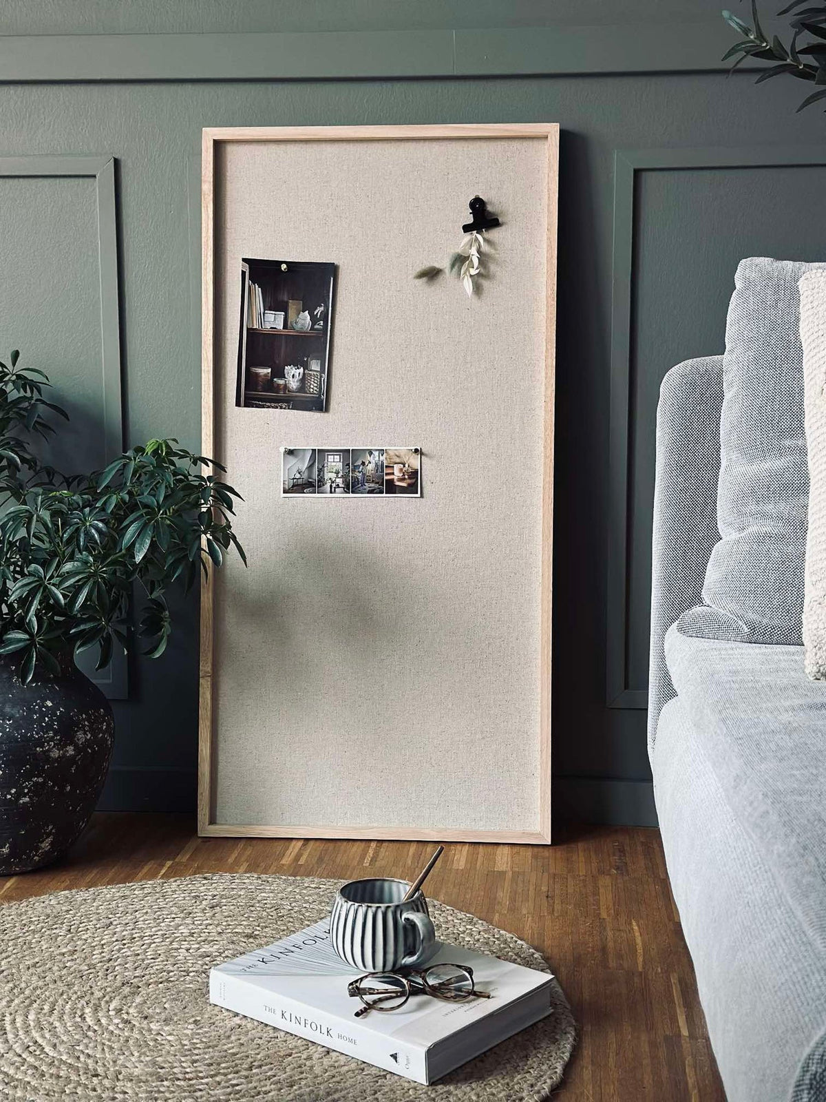 Prikbord Linnen 50x100