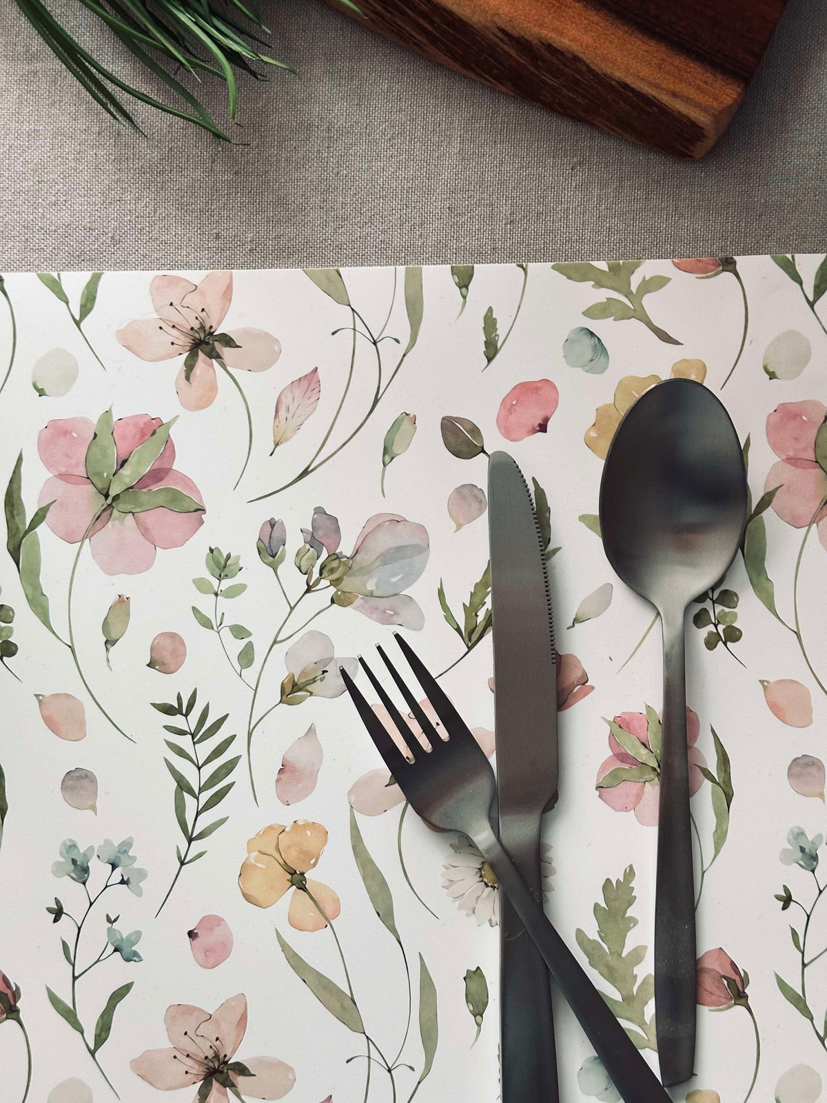 Placemat Flora - Wit
