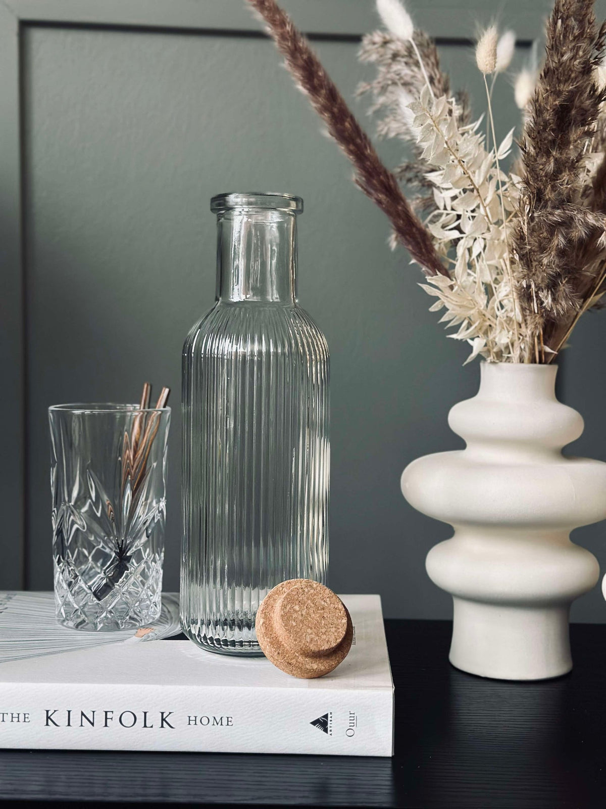Waterfles met kurkstop – Clear 1 ltr.
