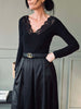 Blouse Belen black - Microvezel