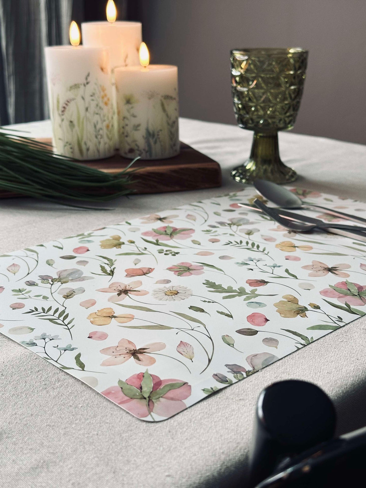 Placemat Flora - Wit