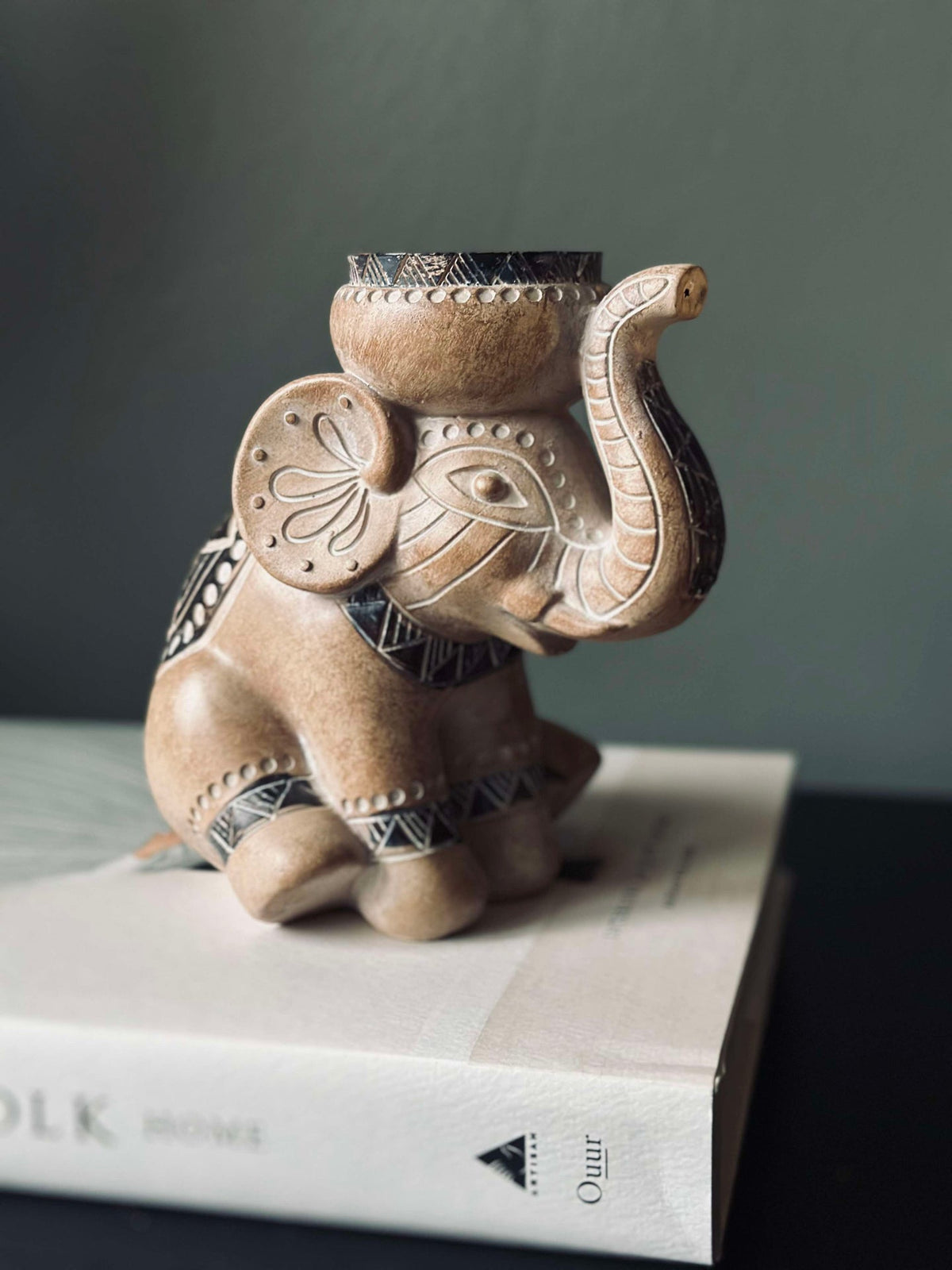 Waxinelichthouder Olifant