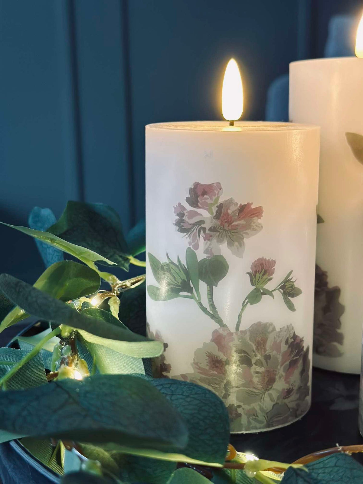 LED Hortensia – Set van 3 stuks en afstandsbediening