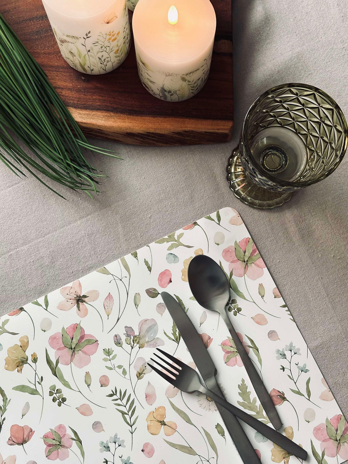 Placemat Flora - Wit