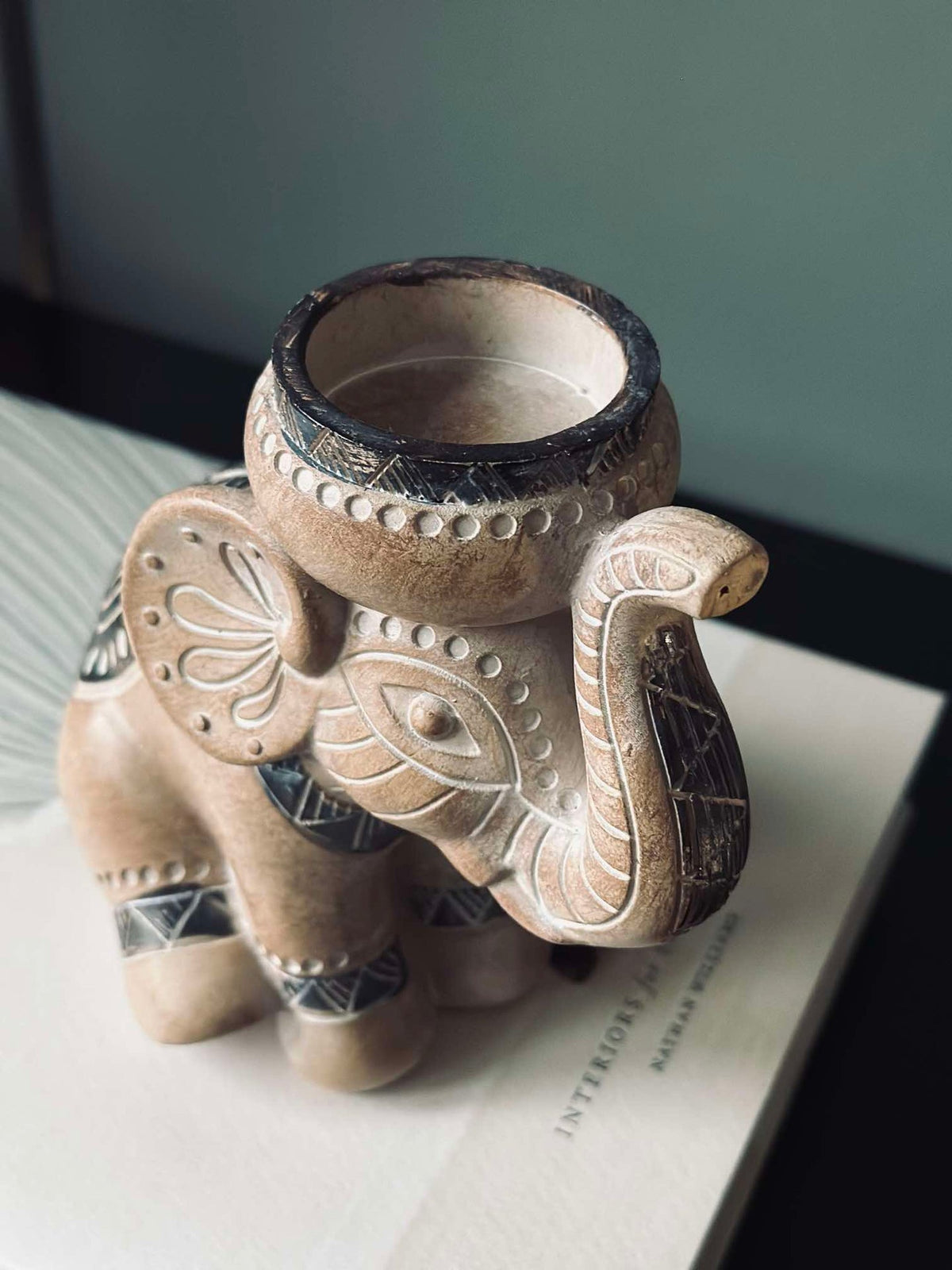 Waxinelichthouder Olifant