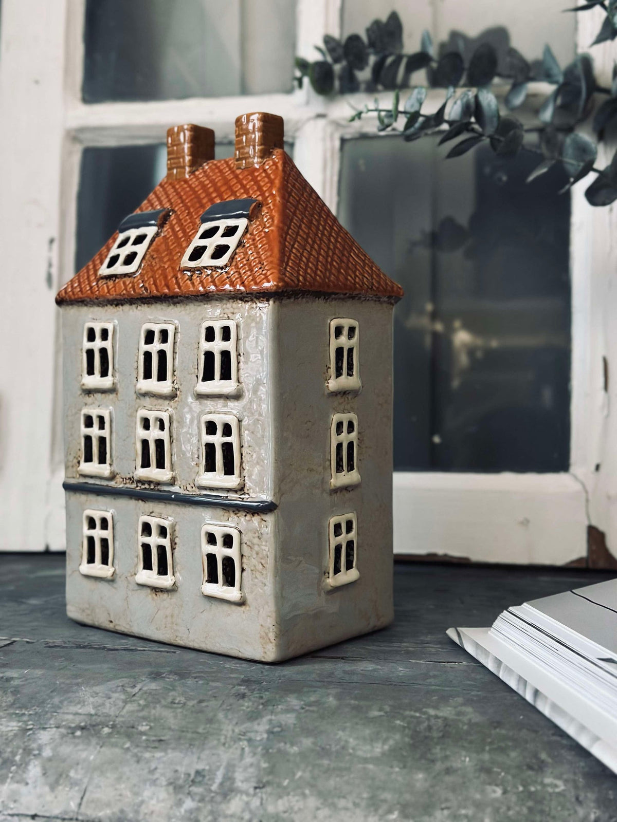 Lichthuis Keramiek - Beige