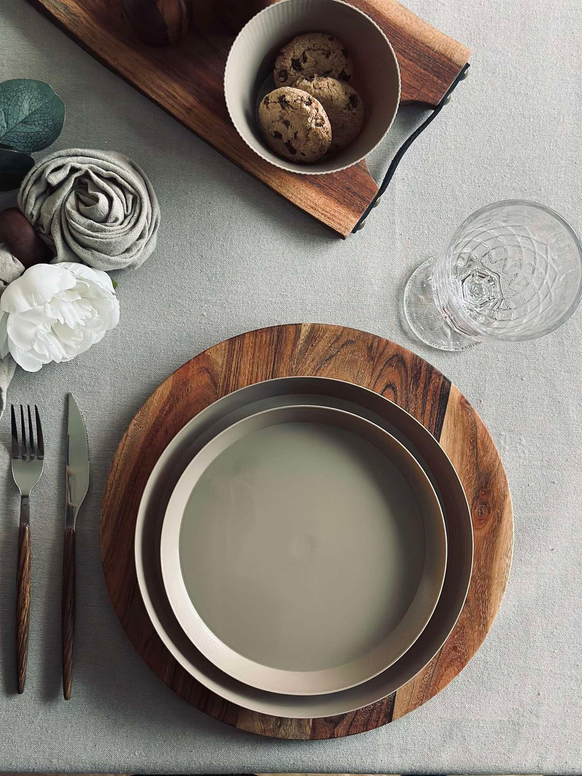 Bord Norma 24cm - Mocca 2 st.