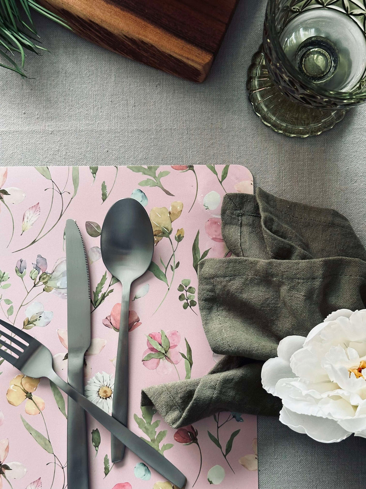 Placemat Flora - Roze