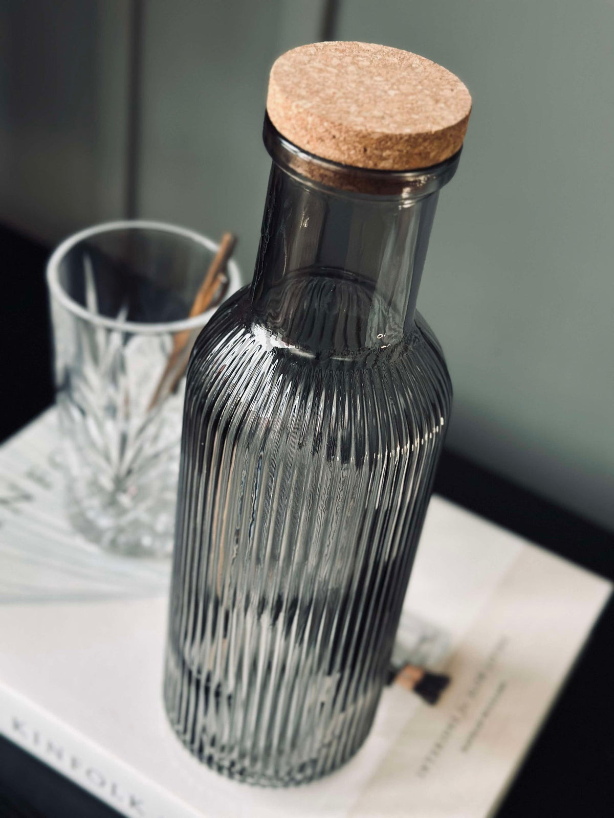 Waterfles met kurk – Stone 1 ltr.