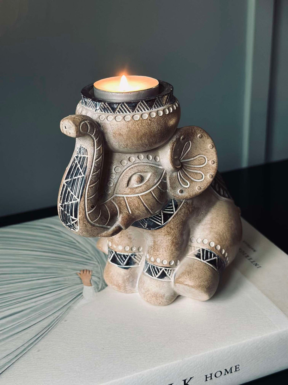 Waxinelichthouder Olifant