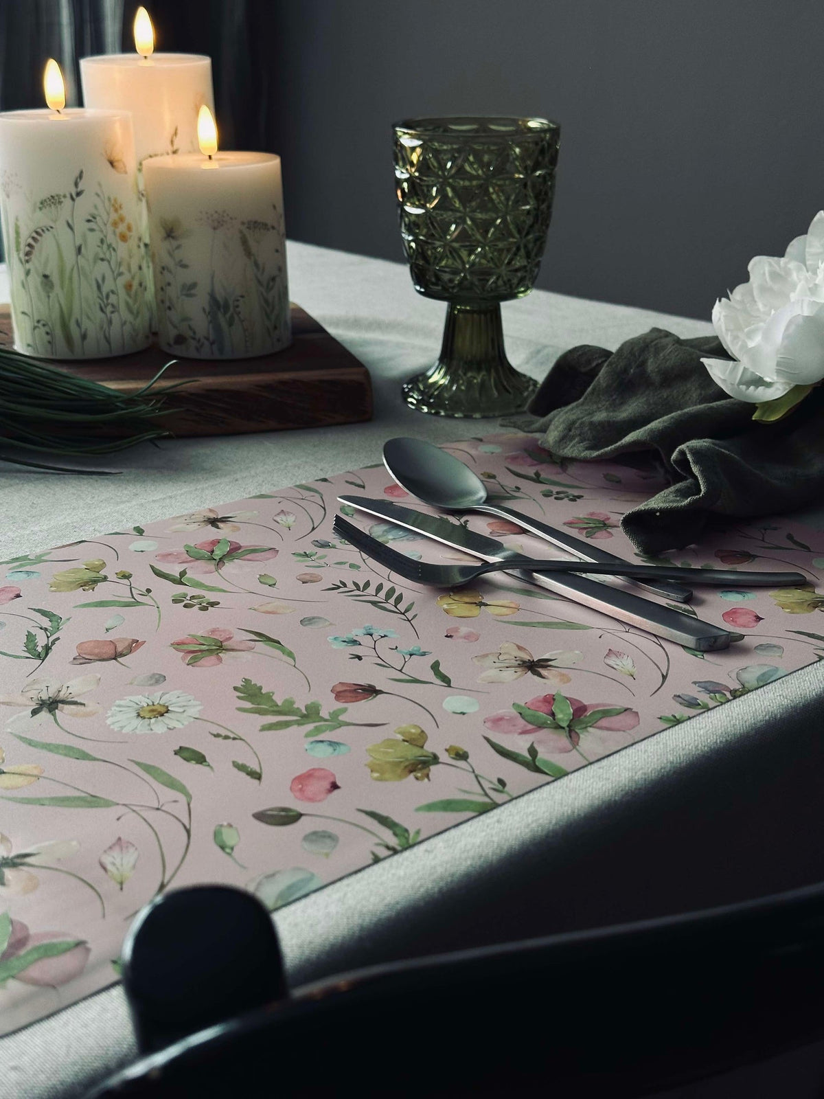 Placemat Flora - Roze
