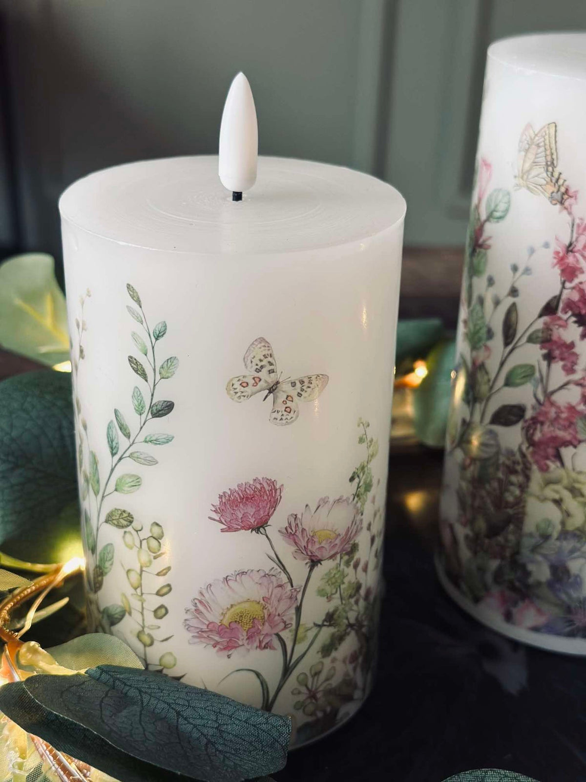 LED kaarsen FLORA – Set van 3 stuks en afstandsbediening