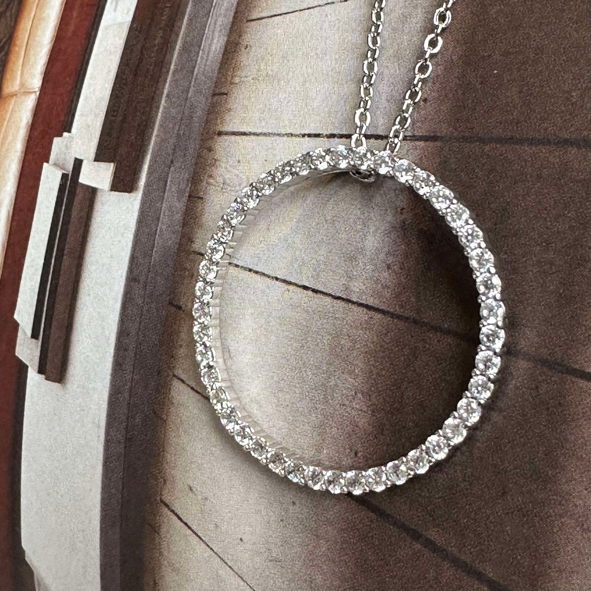 Halsketting Kendal - rhodium verguld