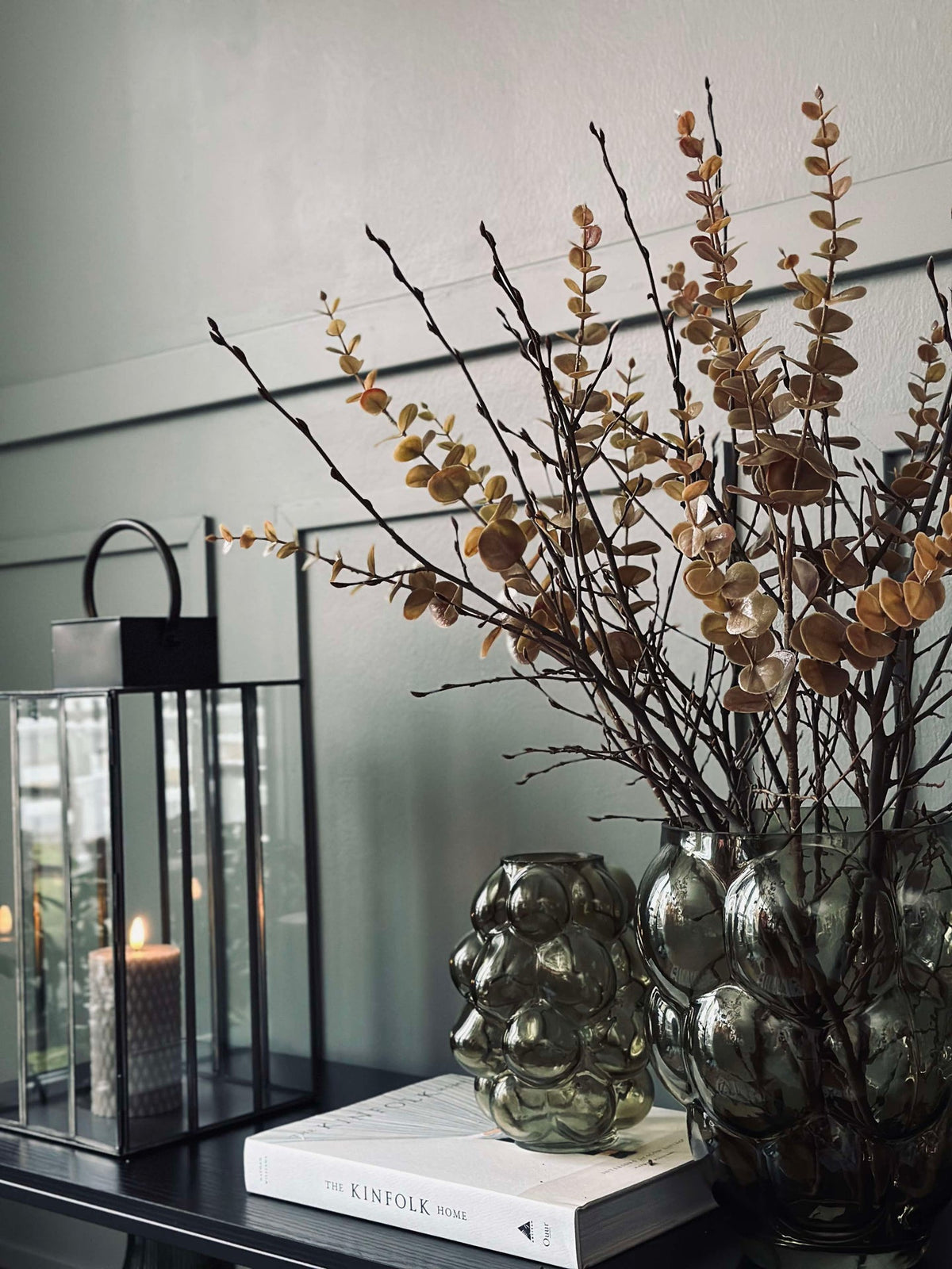 Bloemen eucalyptus - Goudkleurig