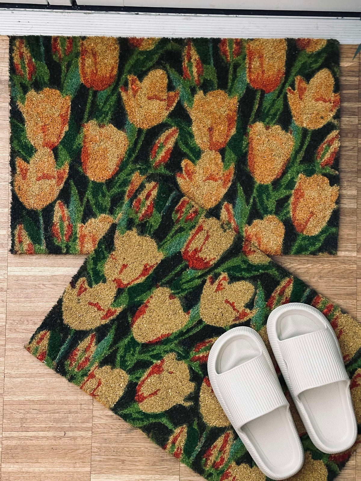 Deurmat - Tulipan Geel mix