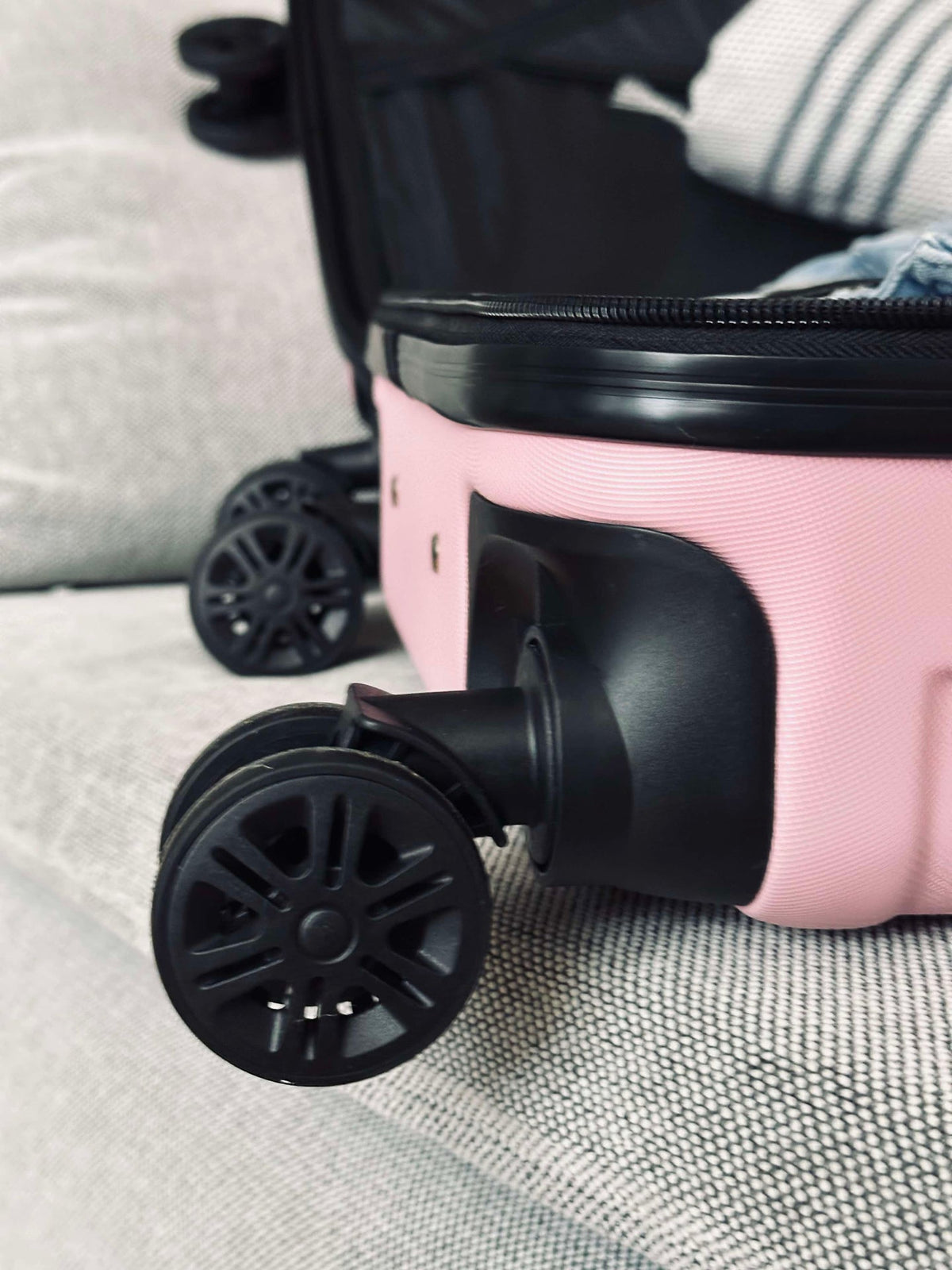 Koffer Trolley Roze lichtgewicht - Cabinegoedgekeurd