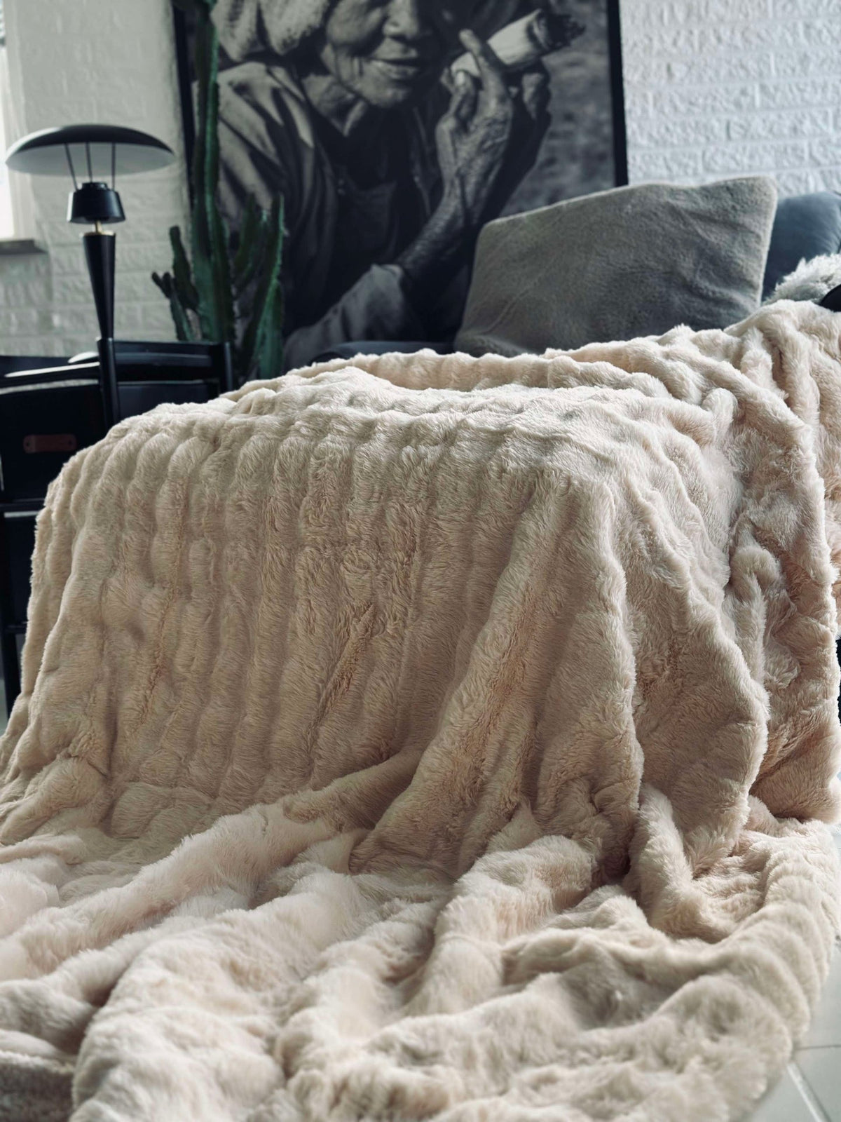 Bedsprei BUBBLE - Crème