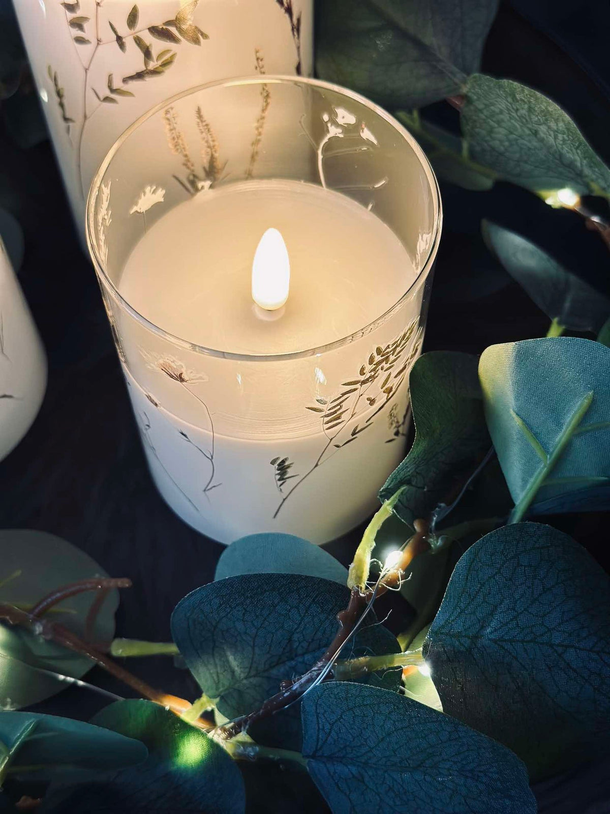 LED FLORA Cylinder  – Set van 3 stuks en afstandsbediening