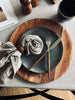 Bord Steengoed 21 cm - Grijs