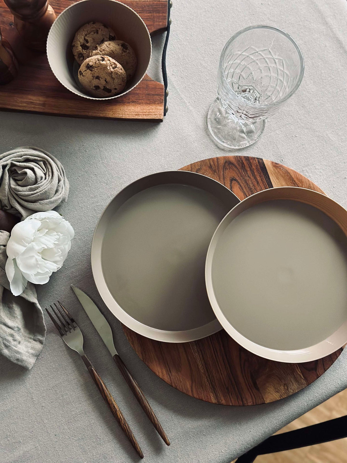 Bord Norma 20cm - Mocca 2st.
