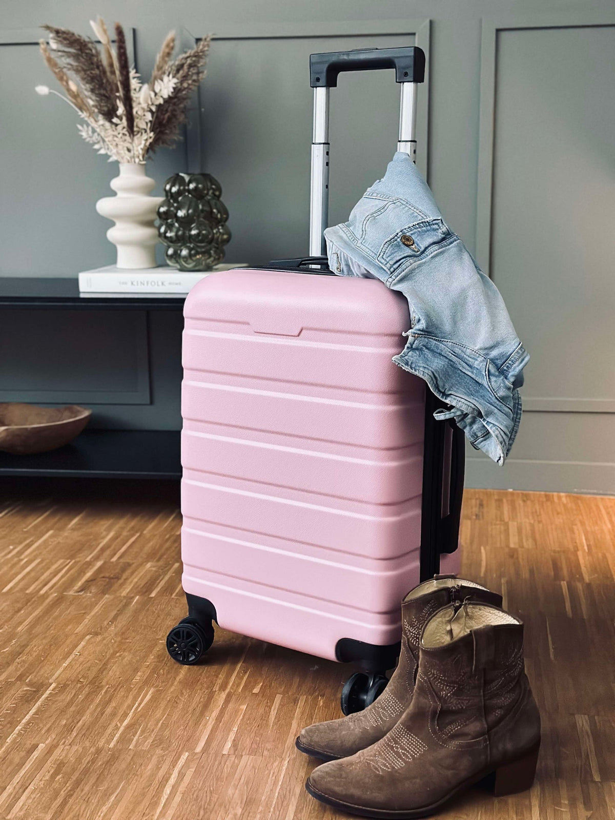 Koffer Trolley Roze lichtgewicht - Cabinegoedgekeurd