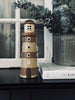Lichthuis Keramiek - Vuurtoren Beige streep